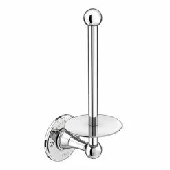 Chatsworth 1928 Traditional Spare Toilet Roll Holder - Chrome