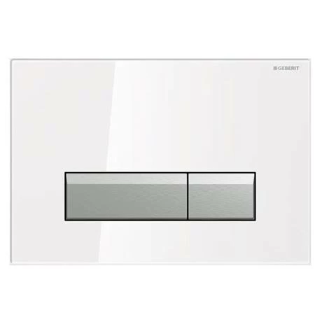 Geberit Sigma40 White Glass DuoFresh Odour Extraction Flush Plate - 115.600.SI.1 3 Geberit Sigma40 White Glass DuoFresh Odour Extraction Flush Plate - 115.600.SI.1