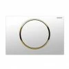 Geberit Sigma 10 White + Gold Flush Plate for UP320/UP720 Cistern - 115.758.KK.5 -TOILET ACCESSORIES Sales 115.758.KK .5 460
