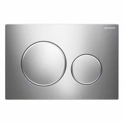 Geberit Sigma 20 Gloss Chrome Flush Plate for UP320/UP720 Cistern - 115.882.KH.1