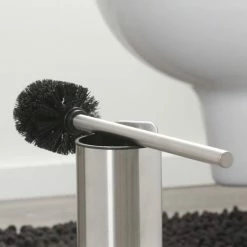 Tiger Colar Toilet Brush & Holder - Brushed Stainless Steel -TOILET ACCESSORIES Sales 1314830946 D1 460