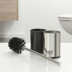 Tiger Colar Freestanding Toilet Brush & Holder - Polished Stainless Steel -TOILET ACCESSORIES Sales 1314930346 D2 460