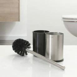 Tiger Colar Freestanding Toilet Brush & Holder - Brushed Stainless Steel -TOILET ACCESSORIES Sales 1314930946 D2 460