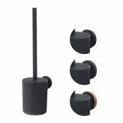 Tiger Urban Toilet Brush & Holder - Black -TOILET ACCESSORIES Sales 1317330746 D2 460
