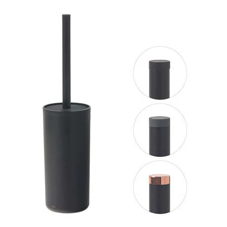 Tiger Urban Freestanding Toilet Brush & Holder - Black 4 Tiger Urban Freestanding Toilet Brush & Holder - Black - Image 2