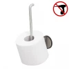 Tiger Tune Spare Toilet Roll Holder - Brushed Stainless Steel/Black -TOILET ACCESSORIES Sales 1325430946 P