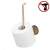 Tiger Tune Spare Toilet Roll Holder - Brushed Brass/Black -TOILET ACCESSORIES Sales 1325435646 P