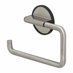 Tiger Tune Toilet Roll Holder - Brushed Stainless Steel/Black -TOILET ACCESSORIES Sales 1326530946 D1 460