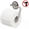 Tiger Tune Toilet Roll Holder - Brushed Stainless Steel/Black