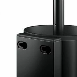 Keuco Plan Wall Mounted Toilet Brush & Holder - Black -TOILET ACCESSORIES Sales 14972370200 D3 460