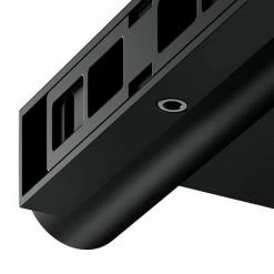 Keuco Plan Toilet Roll Holder with Shelf - Black -TOILET ACCESSORIES Sales 14973370000 D2 460