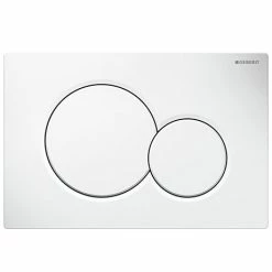 Geberit Sigma01 White Dual Flush Plate for UP320 Cistern - 115.770.115