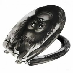 Wenko Monkey Duroplast Toilet Seat - 18796100 -TOILET ACCESSORIES Sales 18796100 d2 375