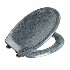 Wenko Ottana Premium Soft Close Toilet Seat - Granite - 18902100 -TOILET ACCESSORIES Sales 18902100 d2 375