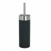 Wenko Creta Toilet Brush & Holder - Black - 19981100 -TOILET ACCESSORIES Sales 19981100 P