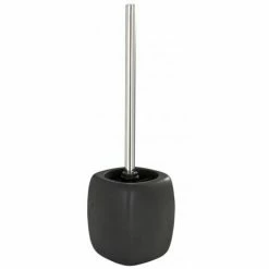Wenko Faro Ceramic Toilet Brush & Holder - Black - 20024100