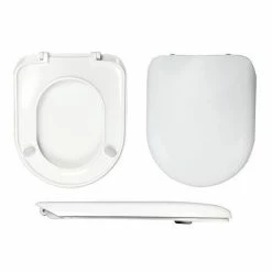 Wirquin Maestro Lock+ Toilet Seat with Soft Close Metal Hinges -TOILET ACCESSORIES Sales 20120360 D1 460