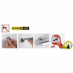 Wenko Power-Loc Puerto Rico Toilet Roll Holder - 22290100 7 Wenko Power-Loc Puerto Rico Toilet Roll Holder - 22290100 -TOILET ACCESSORIES Sales 22292100 D6 460 2