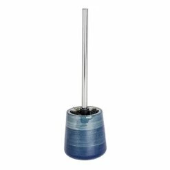Wenko Pottery Petrol Ceramic Toilet Brush + Holder - 22648100