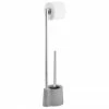 Wenko Avola Grey Extra Heavy Freestanding Toilet Brush & Roll Holder - 22990100 -TOILET ACCESSORIES Sales 22990100 p