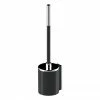 AKW Onyx Black Toilet Brush and Holder -TOILET ACCESSORIES Sales 23687 P