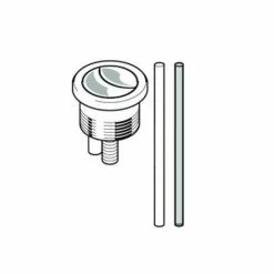 Geberit Dual Flush Button with Rods - 261.200.00.1 -TOILET ACCESSORIES Sales 261 200 00 1 n d 375