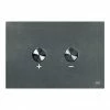 JTP Brushed Black Steel Pneumatic Flush Plate 2 JTP Brushed Black Steel Pneumatic Flush Plate -TOILET ACCESSORIES Sales 27701FPBBL P