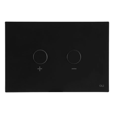 JTP Matt Black Steel Pneumatic Flush Plate 3 JTP Matt Black Steel Pneumatic Flush Plate