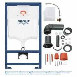 Grohe Rapid SL 1.13m Support Frame for Wall Hung WC - 38528001 -TOILET ACCESSORIES Sales 38528001 D5 460