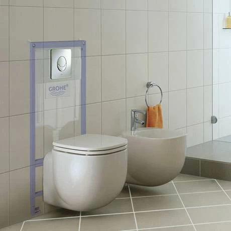 Grohe Rapid SL 1.13m Low Noise 3 in 1 Set Support Frame for Wall Hung WC - 38721001 5 Grohe Rapid SL 1.13m Low Noise 3 in 1 Set Support Frame for Wall Hung WC - 38721001 - Image 3