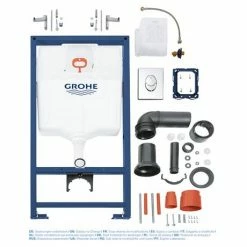 Grohe Rapid SL 1.13m Low Noise 3 in 1 Set Support Frame for Wall Hung WC - 38721001 9 Grohe Rapid SL 1.13m Low Noise 3 in 1 Set Support Frame for Wall Hung WC - 38721001 -TOILET ACCESSORIES Sales 38721001 D3 460