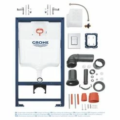 Grohe Rapid SL 1.13m 3 in 1 Set Support Frame for Wall Hung WC - 38772001 -TOILET ACCESSORIES Sales 38772001 D4 460