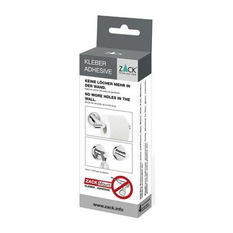 Zack Scala Stainless Steel Wall Mounted Toilet Brush + Mount Adhesive 4 Zack Scala Stainless Steel Wall Mounted Toilet Brush + Mount Adhesive - Image 2