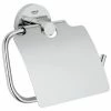 Grohe Essentials Toilet Roll Holder with Cover - 40367001 2 Grohe Essentials Toilet Roll Holder with Cover - 40367001 -TOILET ACCESSORIES Sales 40367001 P