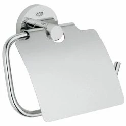 Grohe Essentials Toilet Roll Holder with Cover - 40367001