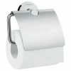 Hansgrohe Logis Universal Toilet Roll Holder with Cover - 41723000 2 Hansgrohe Logis Universal Toilet Roll Holder with Cover - 41723000 -TOILET ACCESSORIES Sales 41723000 P
