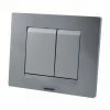 Wirquin Essential Dual Flush Plate - Matt Chrome -TOILET ACCESSORIES Sales 55720349 P