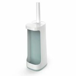 Joseph Joseph Flex Plus Smart Toilet Brush & Holder with Storage Caddy - White/Blue - 70507 -TOILET ACCESSORIES Sales 70507 D2 460