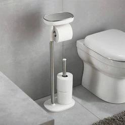 Joseph Joseph EasyStore Freestanding Toilet Paper Holder - 70518 -TOILET ACCESSORIES Sales 70518 D4 460