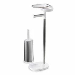 Joseph Joseph EasyStore Plus Freestanding Toilet Paper Holder with Flex Steel Toilet Brush - 70519 -TOILET ACCESSORIES Sales 70519 D5 460