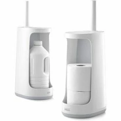 Joseph Joseph Flex Store Toilet Brush with Extra-large Caddy - Grey/White - 70537 -TOILET ACCESSORIES Sales 70537 D2 460