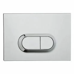 VitrA Loop O Mechanical Flush Plate - Chrome - 740-0580