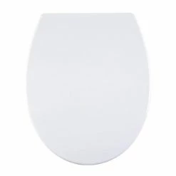 Aqualona Duroplast Soft Close Toilet Seat with Quick Release - White - 77399