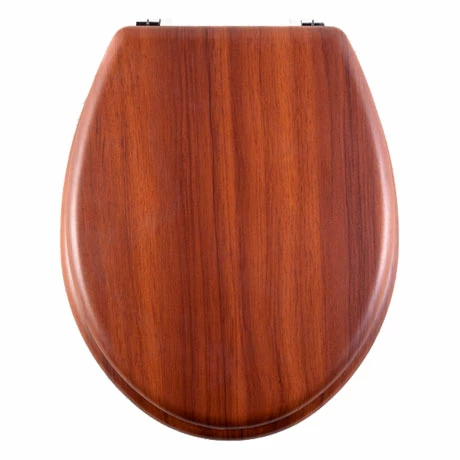Aqualona Antique Pine Wooden MDF Toilet Seat - 77580 3 Aqualona Antique Pine Wooden MDF Toilet Seat - 77580