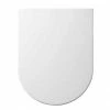 Euroshowers ONE Seat Short D-Shape Soft Close Toilet Seat - White - 88210 -TOILET ACCESSORIES Sales 80210 n p