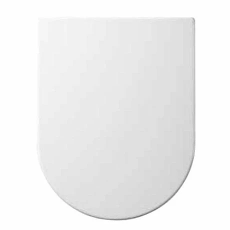 Euroshowers ONE Seat Short D-Shape Soft Close Toilet Seat - White - 88210 3 Euroshowers ONE Seat Short D-Shape Soft Close Toilet Seat - White - 88210