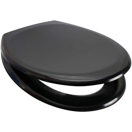 Euroshowers Rainbow Soft Close Toilet Seat - Black - 84490 3 Euroshowers Rainbow Soft Close Toilet Seat - Black - 84490
