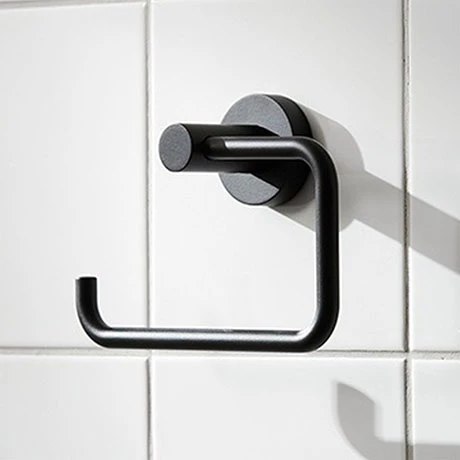 Miller Bond Black Toilet Roll Holder - 8710B 3 Miller Bond Black Toilet Roll Holder - 8710B