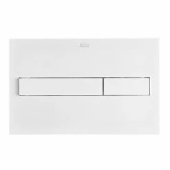Roca PL7 Operating Panel Dual Flush Plate - Matt White - 890088207 5 Roca PL7 Operating Panel Dual Flush Plate - Matt White - 890088207 -TOILET ACCESSORIES Sales 890088207 d1 460