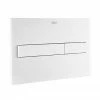 Roca PL7 Operating Panel Dual Flush Plate - Matt White - 890088207 -TOILET ACCESSORIES Sales 890088207 p